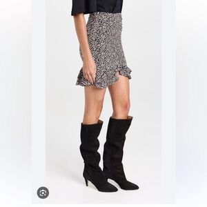 $750 NWT Isabel Marant Silk Milendi Mini Skirt